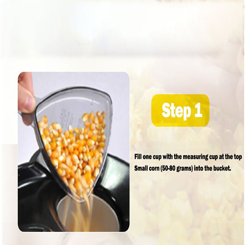 Electric Hot Air Popcorn Maker – Fast, Oil-Free & Easy to Use