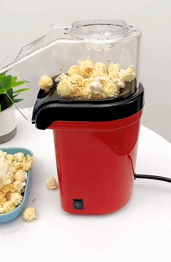 Electric Hot Air Popcorn Maker – Fast, Oil-Free & Easy to Use