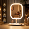 LED Makeup Mirror – Portable Folding Vanity Mirror with 3 Light Modes & Touch Dimming (Copy)