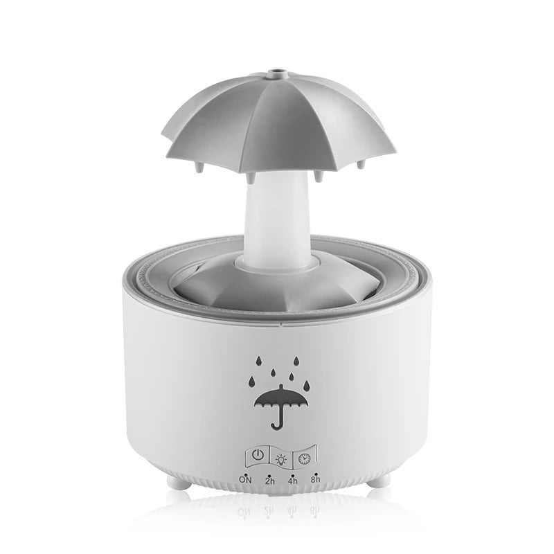RainDrop Mini Humidifier – Ultra-Quiet 7-Color LED Aroma Diffuser